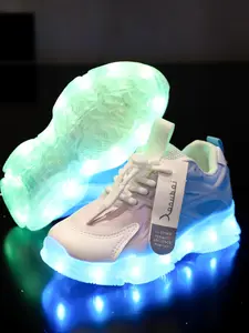 USB Rechargeable LED Light Shoes, Glow in The Dark Casual Sneakers, Street Dancing Shoes, Boys Girls Glow-in-the Dark Casual Sneakers, Trendy Trainers