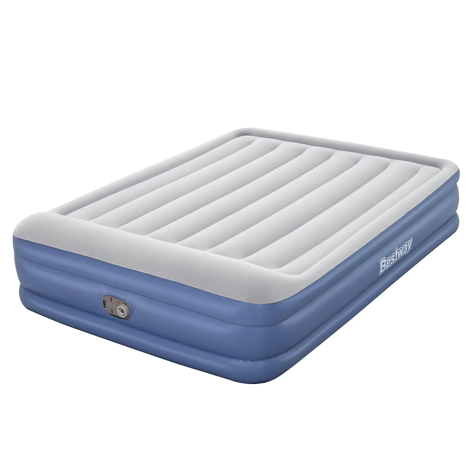Bestway Tritech Air Mattress, Queen 18", Built-in AC Pump/ Ant