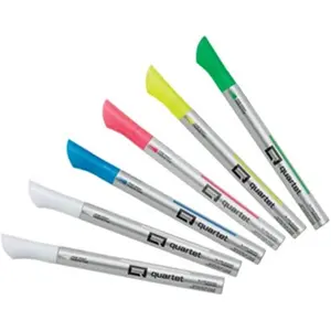 212 MAIN ACCO Brands Quartet Fine-Tip Neon Markers - Pack of 6, Glass Board Compatible