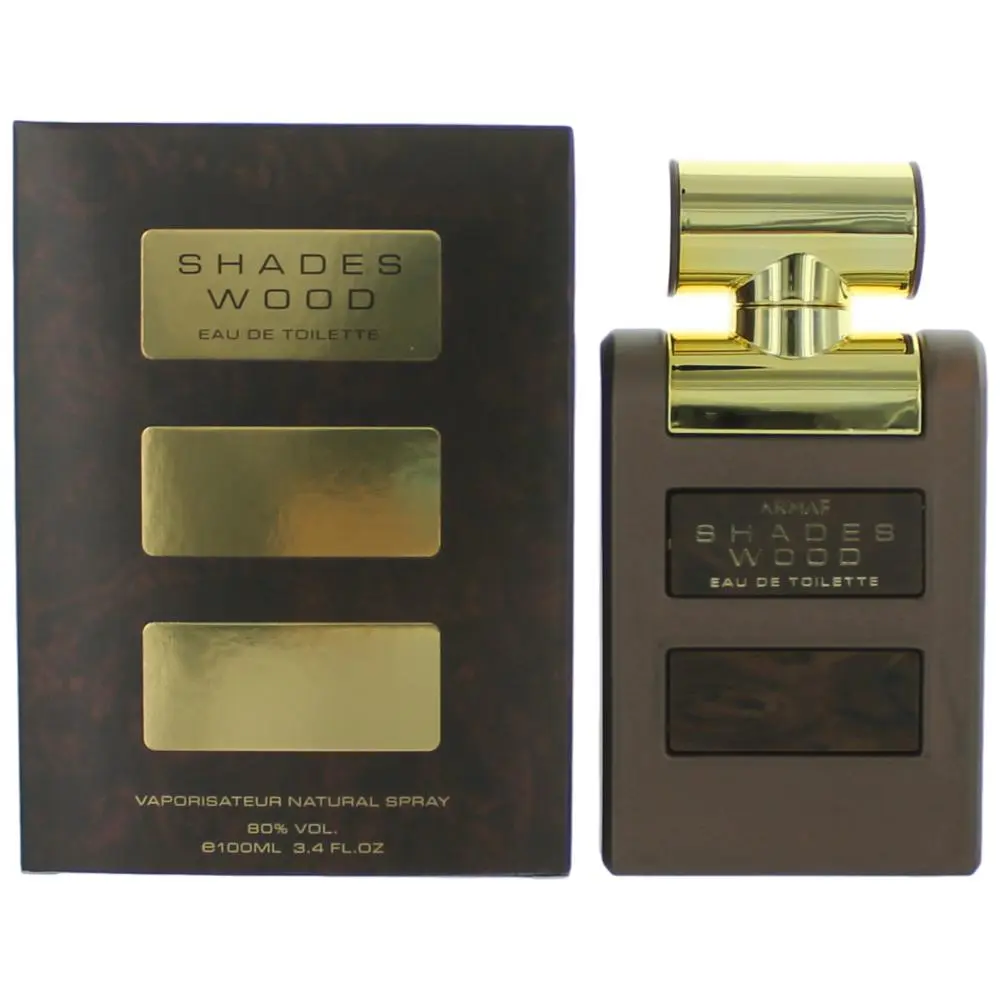 Armaf Shades Wood Floral EDP Spray for Men, 3.4 oz, Long-Lasting Daily-Use Fragrance