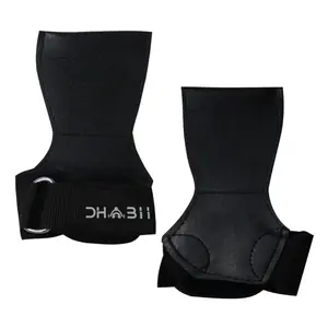 DHABII lifting rubber grips or versa grips - thick neoprene wrist support and used heavy rubber material for maximum grip Versa Gripps