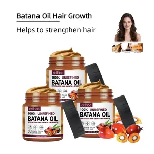 Batana Oil Hair Growth - Reduces Hair Loss, Repairs Damage with Biotin & Natural Ingredients for Moisturized Healthy Hair Cleanser Cleansing