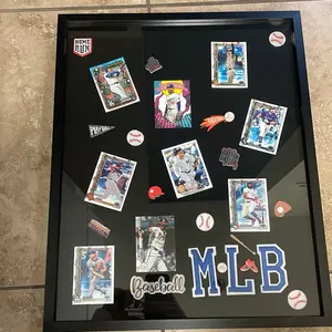 Cuadros personalizados MLB. Echo con tarjetas originales