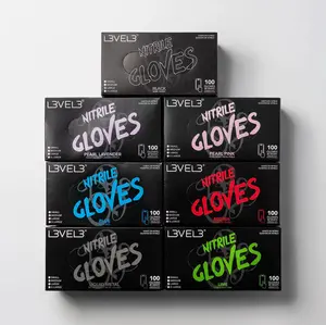 Nitrile Gloves Bundle - 7 Pack Assorted Colors Nitrile Gloves Bundle - 7 Pack Assorted Colors