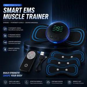 EMS Neck Massager with Pulse Therapy, Portable Smart Electric Neck & Shoulder Massager for Muscle Relaxation and Daily Use