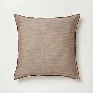 26"x26" Euro Square Throw Pillow Brown - Hearth & Hand with Magnolia