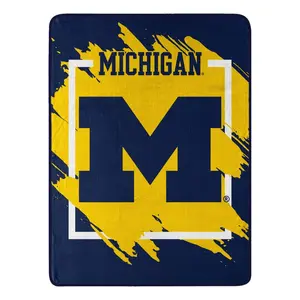 212 MAIN Soft Throw Blanket, 46x60 in. Micro Raschel Rolled Blanket with Dimensional Letter Design