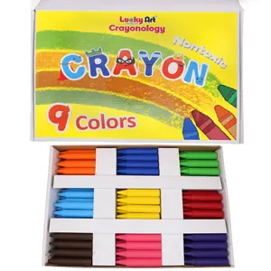 144 Rainbow Chubby Crayons for Toddlers – Non-Toxic, Easy Grip, Classroom Pack
