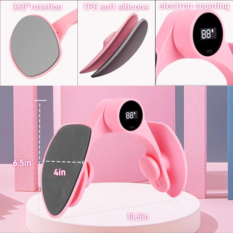 360 Degree Adjustable Pelvic Floor Muscle Recovery Trainer Thigh Stretch Leg Exerciser Glute Toner Portable Strength Training Accessories for All Fitness Levels Home Kegel pilates mat Upgraded Master