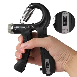 Hand Grip Strengthener, TSV Hand Squeezer Exerciser Adjustable Resistance 22-132Lbs for Forearm Finger Train, Black