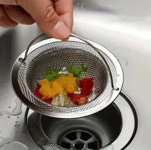 Premium Stainless Steel Sink Strainer – Rust-Resistant Kitchen & Bathroom Drain Catcher