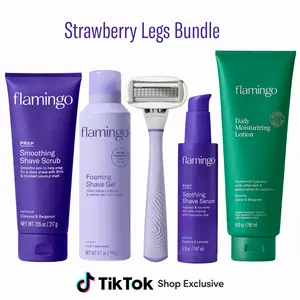 Smooth Legs Bundle, Mother's Day gifts, Strawberry Legs Solution Lightweight Body Hair Removal Products, Exfoliate Body Hair Removal Kit Body Care