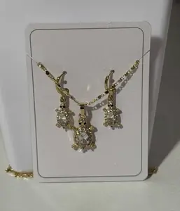 Turtle Earrings & Necklace Set - Elegant Nature-Inspired Jewelry for Everyday & Special Occasions