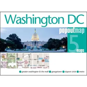 Washington DC Popout Map -- Popout Maps, Sheet Map, Folded