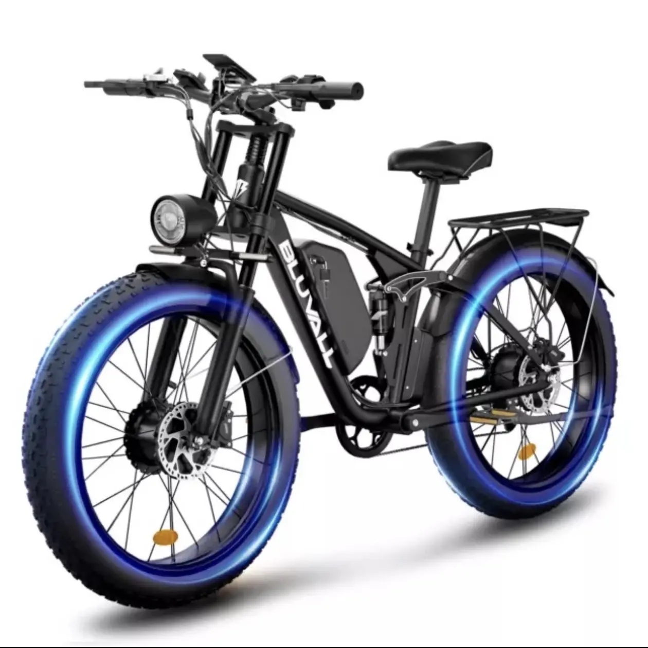 Electric Bike 5000W Motor 52V 25AH 26" Fat Tire 39MPH Mountain Ebike for Adults