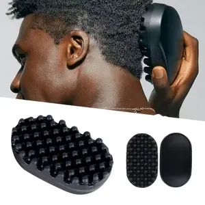 Portable Hair Brush, Detangle Brush, 1 Count Rubber Detangling Hair Comb, Detangler Comb, Hair Care Comb for Curly Hair, Professional Hair Styling Tools for Daily Use, Hair Grooming Brush, Anti Tangle Brush