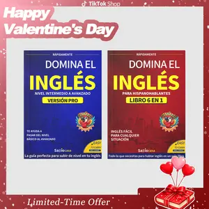 Master English Combo | Book 1 & Book 2 | Pronunciation, Everyday Phrases & Advanced Grammar | Audio QR Codes, Translations & Exercises Happy Valentine's Day! Valentine's Day Gifts