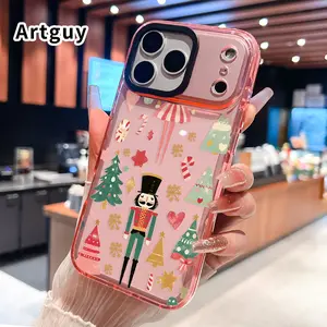 Case for iPhone 17 Pro Max 16 15 Plus Air 14 13 12 11 Nutcracker Christmas Dream Non-Yellowing Shockproof Soft Silicone Transparent Cover