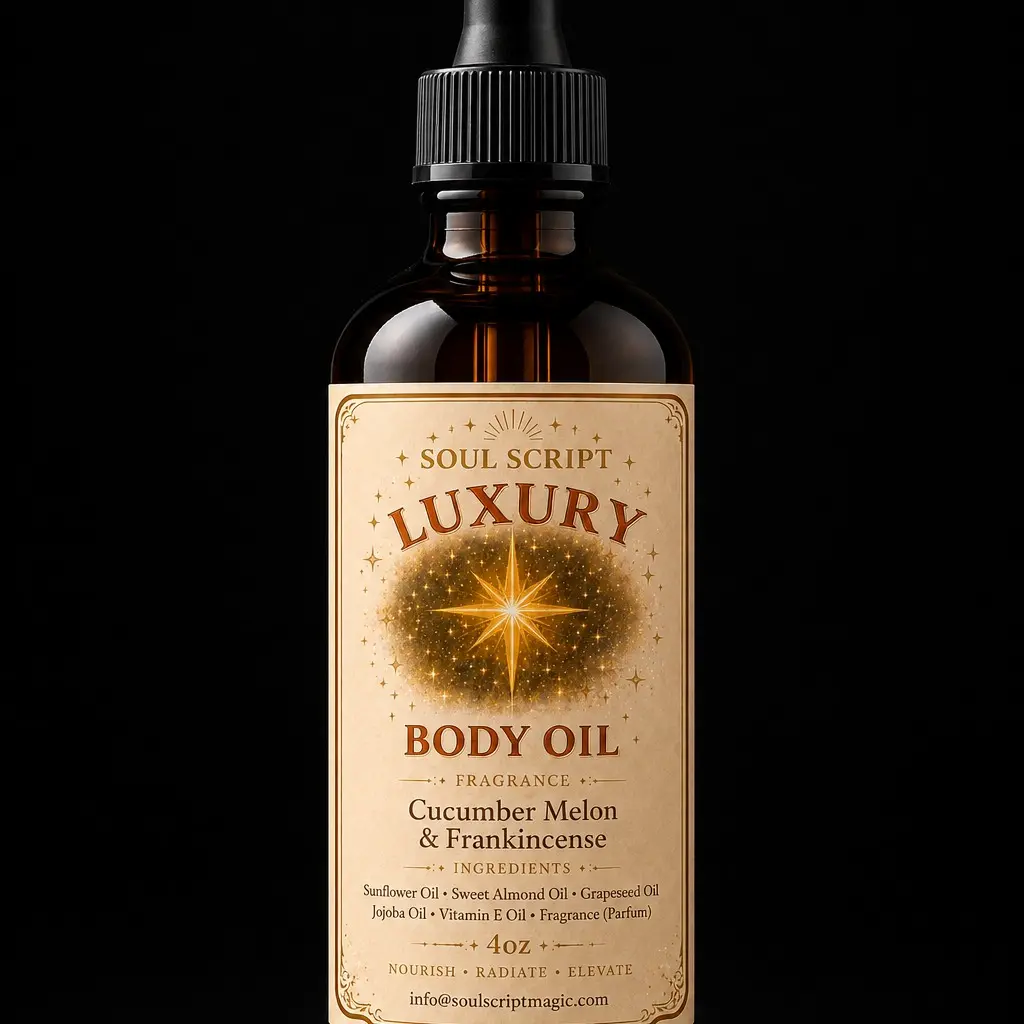 Cucumber Melon & Frankincense body oil