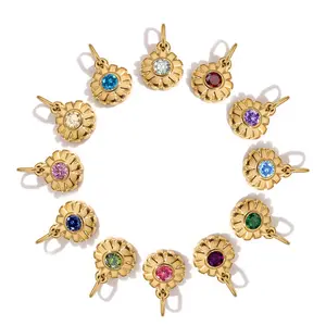 Bloom & Birthstone Charm