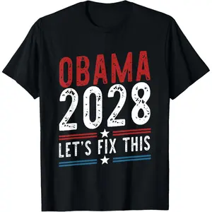Obama 2028 Let's Fix This T-Shirt