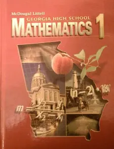 USED-Mathematics 1 Grades 9-12: McDougal Littell High School Math Georgia (McDougal Littlel Mathematics 1) by MCDOUGAL LITTEL (Hardcover)