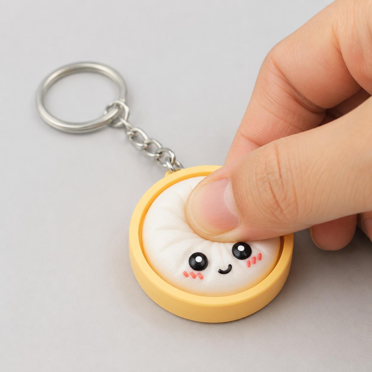 6 Pcs Cute Mini Dumpling Keychain – Adorable Cartoon Pendant for Backpacks, Keys & Bags, Kids & Gifts, Soft & Durable 6 Pcs Cute Mini Dumpling Keychain – Adorable Cartoon Pendant for Backpacks, Keys & Bags, Kids & Gifts, Soft & Durable