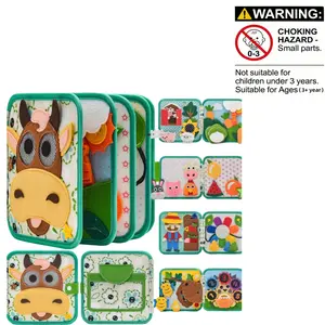 Early Education Enlightenment 3D Story Cloth Book, Preschool Busy Book, Toddler Busy Book, Montessori Busy Book, Fine Motor Skills Learning Toy, Travel Toy, Birthday Gift for Kids