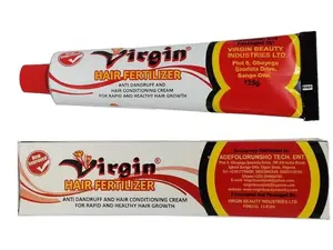Virgin Hair Fertilizer Creme 1 Pack for Rapid Hair Growth - Made in Gbanyega, Sango-Ota, Nigeria