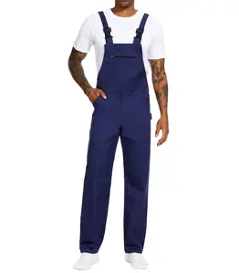 Workidea Daily Basic Men's Bib Overall Cotton Mix Comfortable Menswear