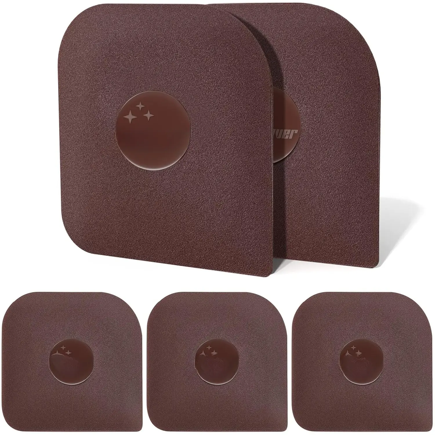 Pan Scraper, 5 count Pot Scraper Plastic, Pot Scraper Non Scratch for Cast Iron, Pot and Pan Cleaning, Sturdy Scraper Kitchen Tool