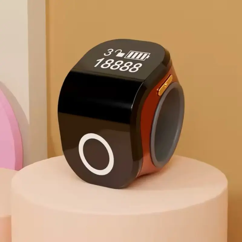 Smart Digital Counting Ring, Ultra-Light 12g Body, USB-C Charging 30 Days Battery Life, 999 Memory, Ideal for Prayer/fitness/meditation, Wearable Electronic Gadgets, Wearable Tech Gadgets, Smart Wearable Devices