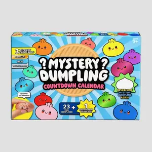 Mysterious Dumpling Bag Fidget Squishy 24-Day Countdown Calendar Surprise Blind Box Holiday Gift