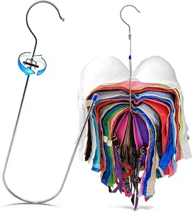 Gyrlie Cup XL Big Sister 360° Rotating Bra Organizer - Space Saving for 30+ Bras - Large Cup Plus Size Easy On/Off - Anti-Rust Storage Rotatable