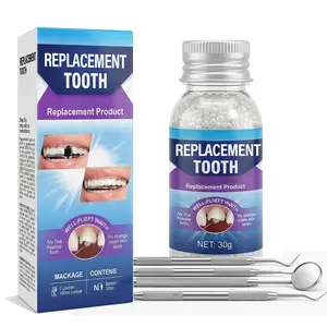 DIY Tooth Repair Kit – Moldable Temporary Tooth Replacement for Chipped or Missing Teeth, Includes 4 Dental Tools, Easy At-Home Fix