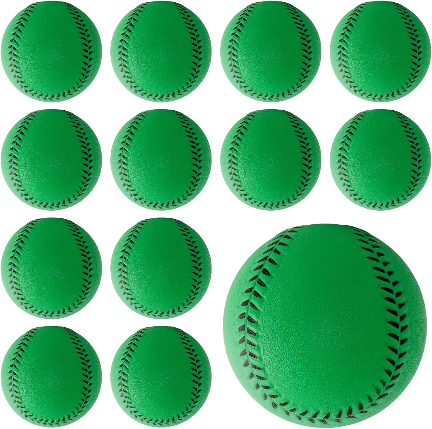 Baseballs 12 Pack Soft Baseballs for Youth Teenager Players   Baseballs  Balls for Hitting and Indoor or Outdoor Play