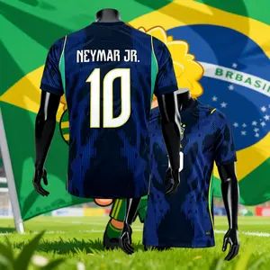 2026 Brazil National Team Away NEYMAR#10 Raphinha #11 Short-Sleeve Soccer Jersey