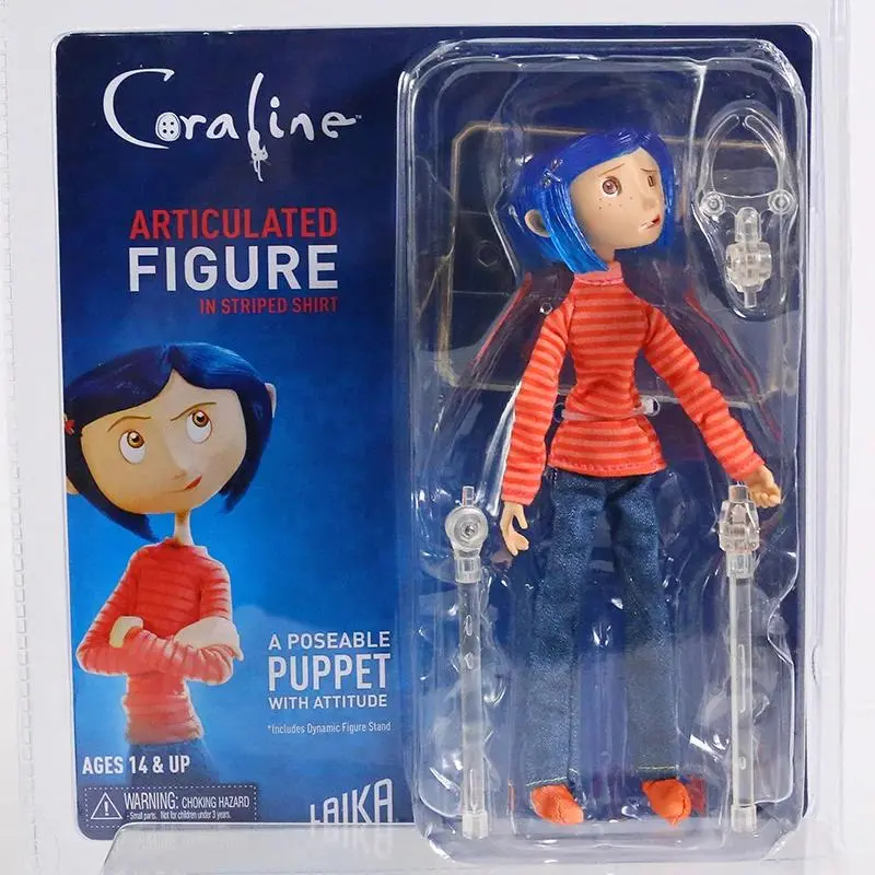 NECA Coraline and The Secret Door Caroline 7" Action Figure Collectible Model Toy Gift Doll Figurine