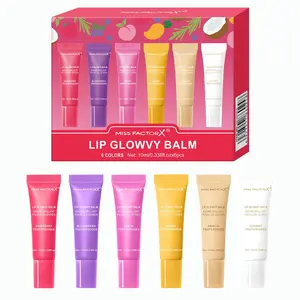 6-Piece Fruit Flavor Lip Gloss Set, Moisturizing Lip Oil, Long Lasting Glossy, Glossy Hydration, Suitable for Dry Lips, Best Gift for Women, Friday Christmas