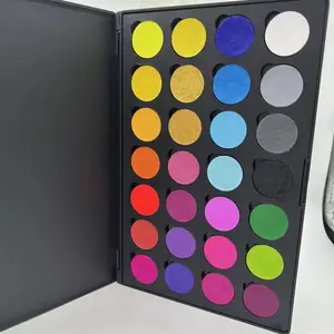 SPLASH ACTIVA CON AGUA 36 Color Eyeshadow Palette for Makeup Artists and Professionals