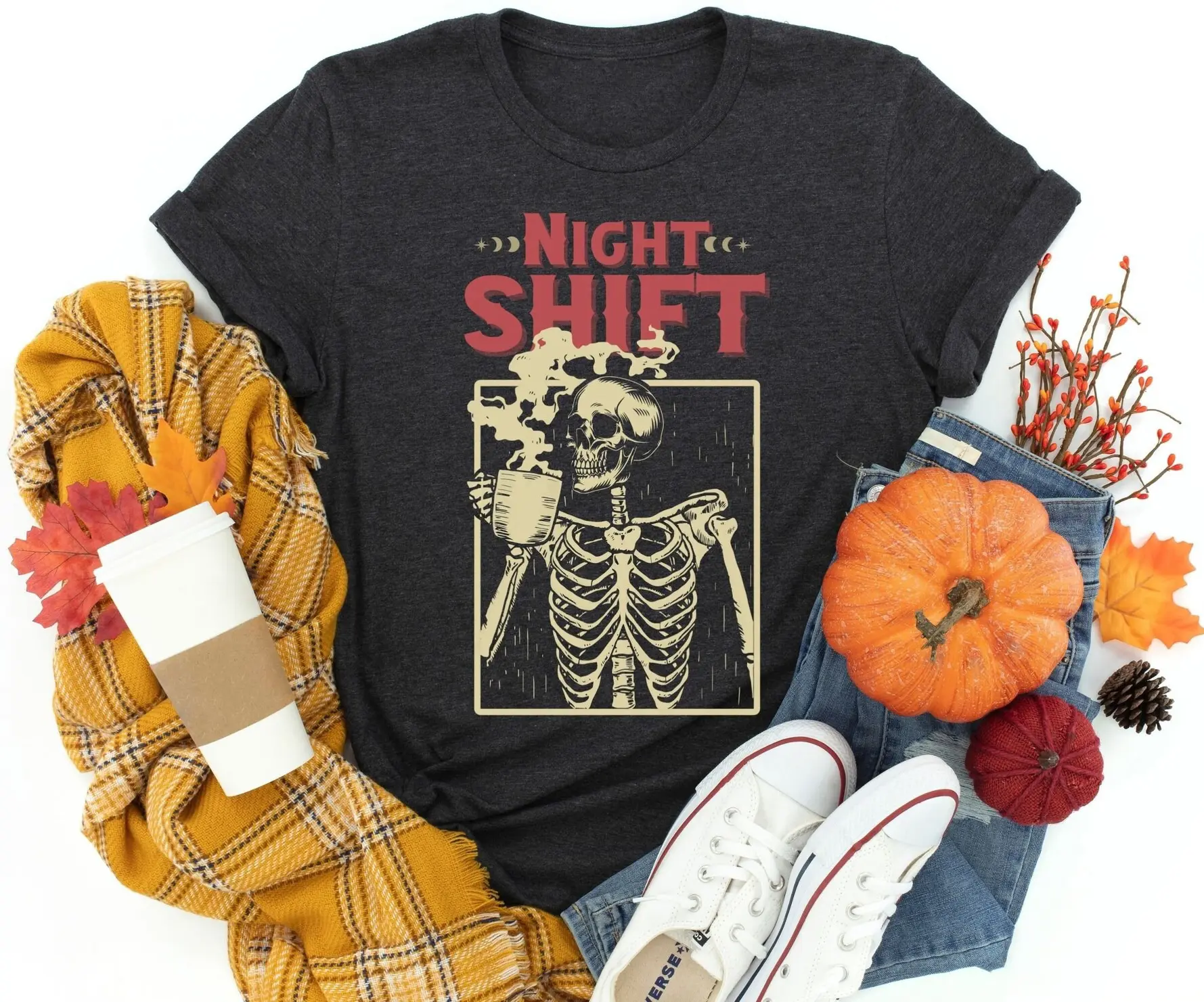 Night Shift Shirt, Halloween Night Shift Nurse Sweatshirt, Night Shift Squad Shirt, Funny Nursing Spooky ER Tee, Hospital Staff