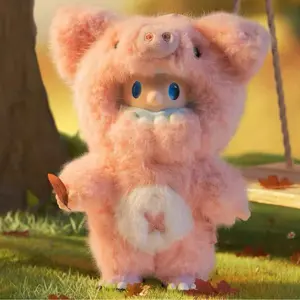 FARMER BOB Ani-Monster Series Plush Blind Box – Soft Kawaii Monster Plush Doll with Vinyl Details, Cute Collectible Surprise Toy, Fun Gift for Birthday, Girls & Plush Fans