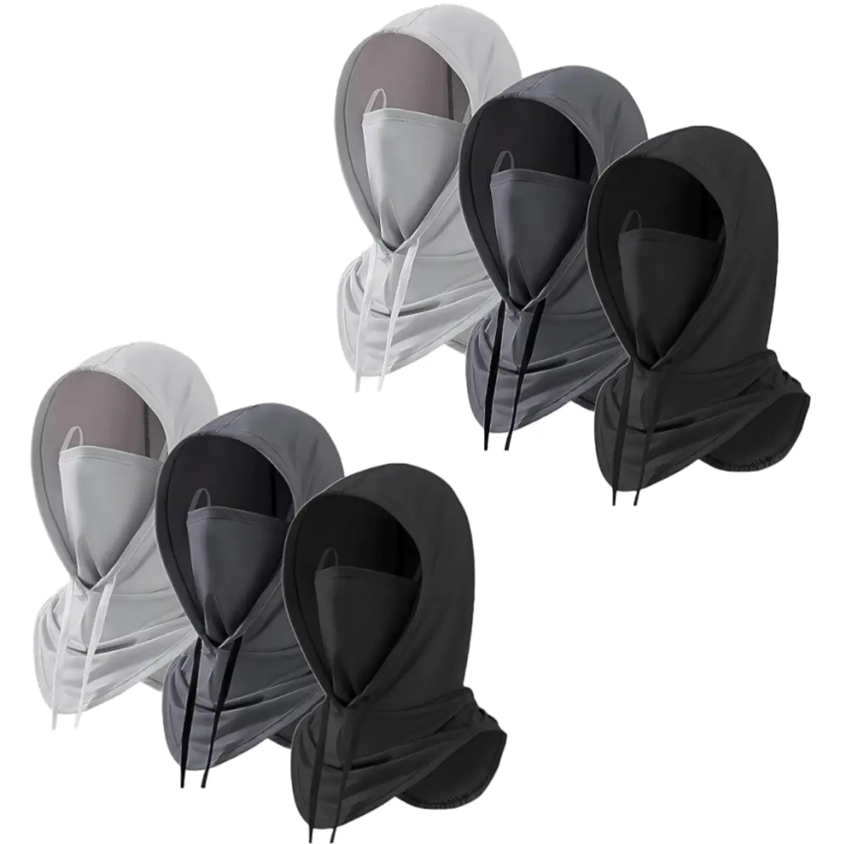 Pack of 6/3 Summer Balaclava Cap Set,Sun UV Protection Hood Breathable Full Head Mask Face Cover for Men Women Motorcycle Cycling Fishing,Halloween Christmas Party Fathersdaygift,Hand Tools Kits