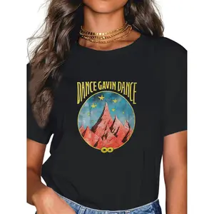 100% Cotton Dance Gavin Dance Graphic Design T-Shirt