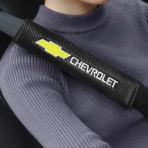 Universal Car Seat Belt Shoulder Protector, Compatible with Chevrolet Models, Safety Accessories for Captiva, Cruze, Spark, Malibu, Trax, Aveo, Car Interior Accessory