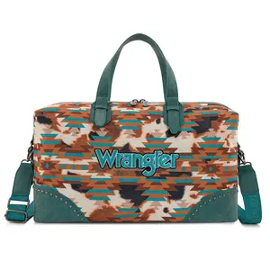 Wrangler Wrangler Aztec Print Shoulder Purses and Handbags Western Travel Bag Crossbody for Women