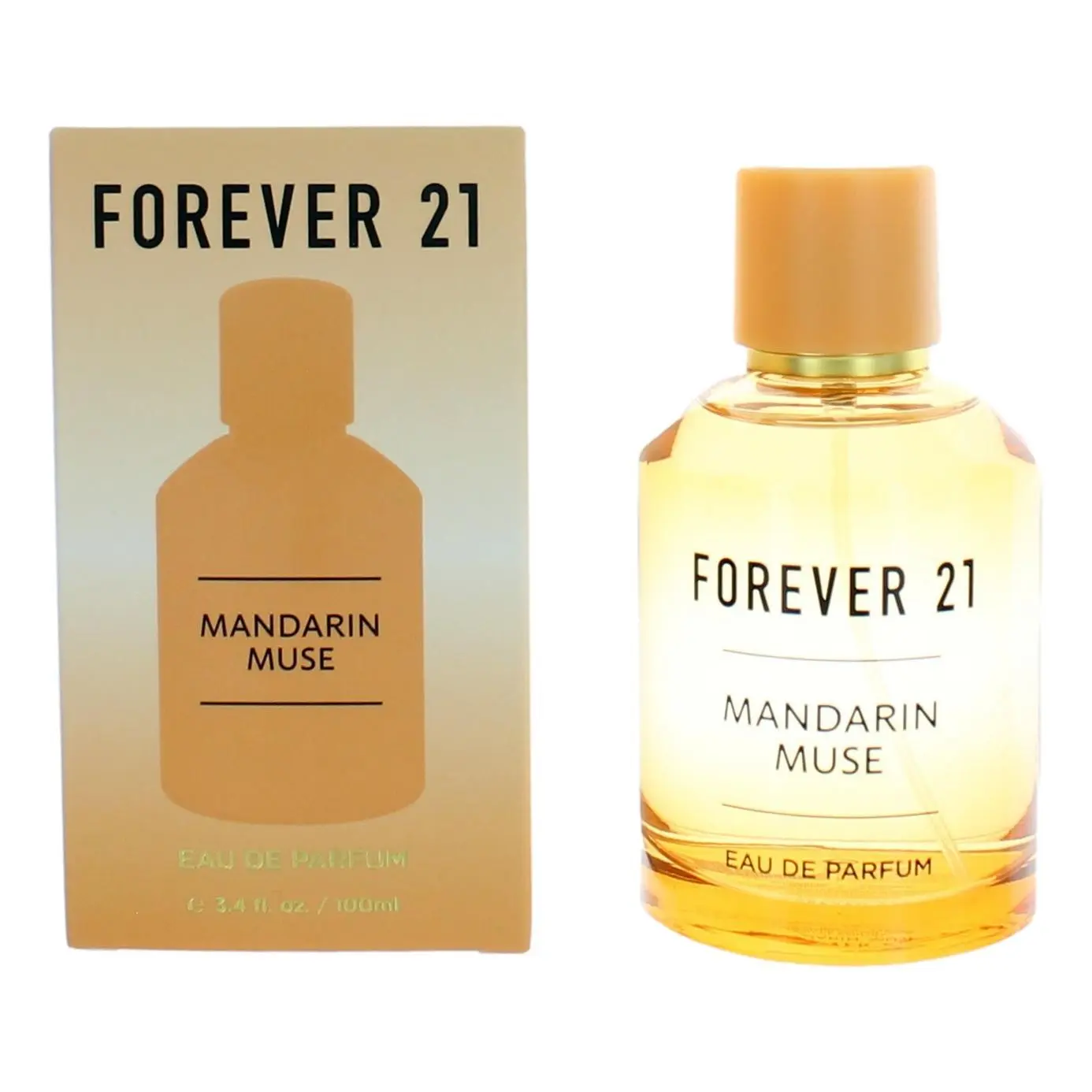 Forever 21 Mandarin Muse EDP Spray for Women - 3.4 oz Citrus-Infused Bottle with Inspiring Notes
