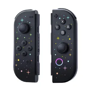 PKMACE Switch Controller with RGB LED, Adjustable Turbo & Vibration, Motion Control/Wake-Up/Screenshot