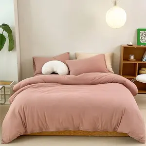 Pink Twin/Twin XL Dusty Rose Soft Mauve Blush Bedding Comforter Set for Kids Girls Women with 2 Pillow Cases