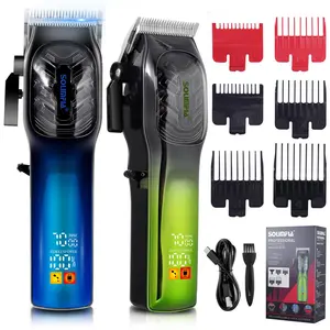 Professional Cordless Hair Clipper, 1 Count Portable Rechargeable Electric Hair Trimmer, Hair Clipper for Men, Barber Shop, Household Hair Trimmer